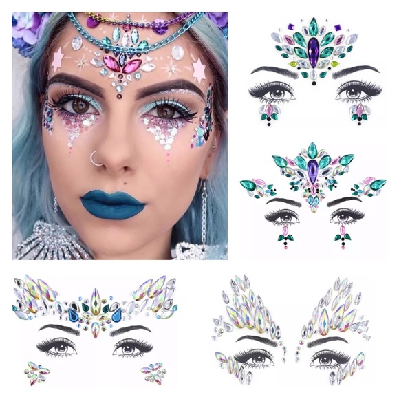 Accessories - Rave Festival Crystal Rhinestone Face Jewels